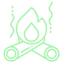 campfire Biomass Fuel Icon
